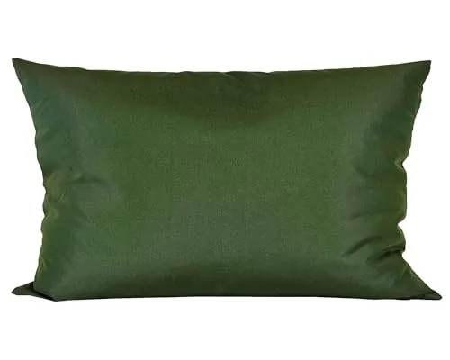 JACK 40x60cm Outdoor Lounge Kissen Dekokissen inkl. XXL-Füllung Wasserabweisend Sitzkissen Garten Stuhl Lotus Effekt, Farbe:Oliv