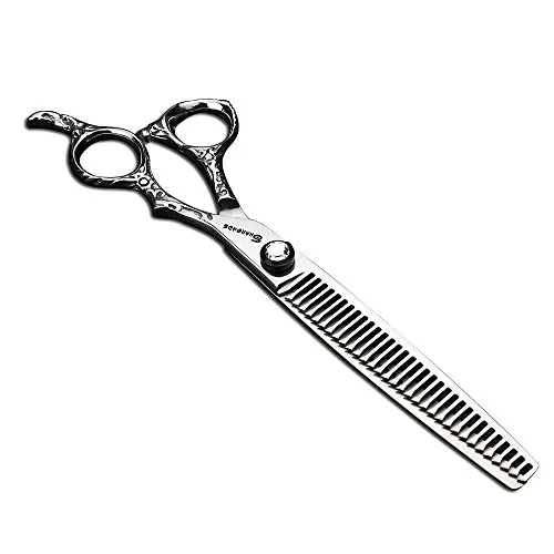zoll friseurscheren 440c hohe härte feine muster professionelle salon friseur haar schneiden und verdünnung frisur beschneiden werkzeug (Thining Scissors) 7