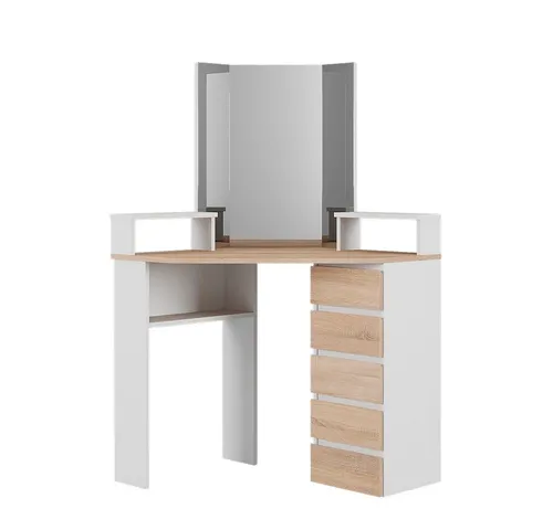 Vicco Schminktisch Tilda, Weiß/Sonoma von Vicco