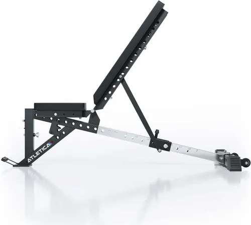 Produktbild ATLETICA HyperBench | verstellbare Hantelbank | Schrägbank in Studio-Qualität | 3 mm Stahl | -15° bis 90° Verstellmechanismus mit Schienensystem