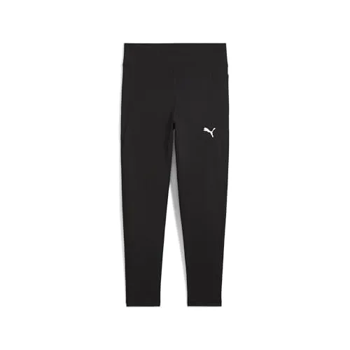 Puma TAD Essentials High Waist 7/8 Tights G - puma black - Lange Laufhosen für Kinder mit innovativer dryCELL Technologie für trockenen Komfort und integrierter Schlüsseltasche. Ideal für Fitness und Training, bieten sie perfekten Halt und Bewegungsfreiheit.