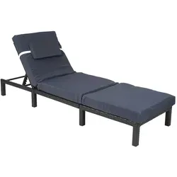 Mendler Poly-Rattan Sonnenliege HWC-A51 von Mendler