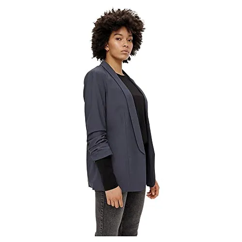 PIECES Damen Pcboss Noos 3/4 Blazer, Ombre Blue, M von PIECES