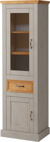 Home affaire Vitrine Selma 180 cm grau