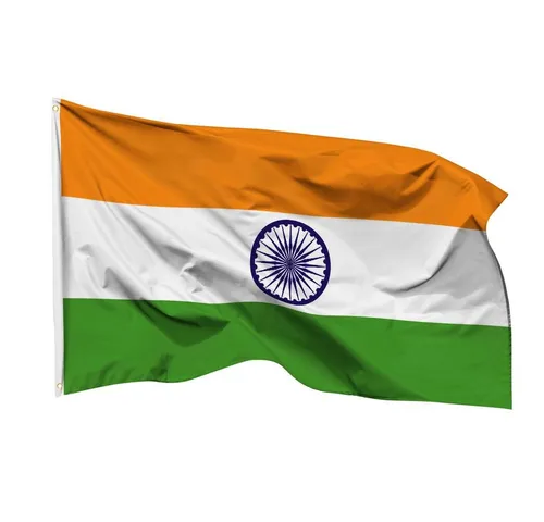 PHENO FLAGS Flagge Indien Flagge 90x150 cm – Wetterfeste Nationalflagge, Inkl. 2 Messing Ösen