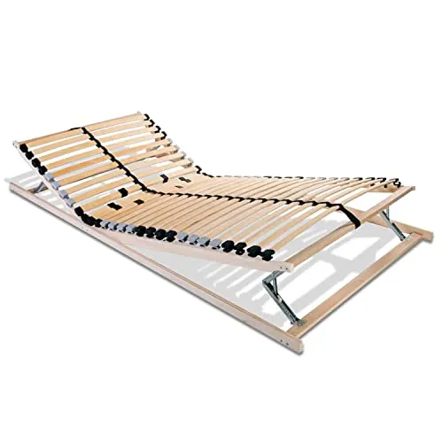 Coemo 7 Zonen Lattenrost Ergo KF mit Kopf- & Fußteilverstellung 90x200 cm - Lattenrost mit 7 Liegezonen und individuell verstellbarem Kopf- und Fußteil für optimalen Schlafkomfort und Entspannung beim Lesen oder Frühstücken im Bett.