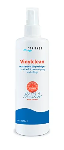STRICKERCHEMIE VINYLCLEAN 250 ML FLASCHE MIT PUMPZERSTÄUBER VINYLREINIGER REINIGER FÜR WASSERBETT WASSERBETTEN WASSERBETTENPFLEGE WASSERBETTENZUBEHÖR