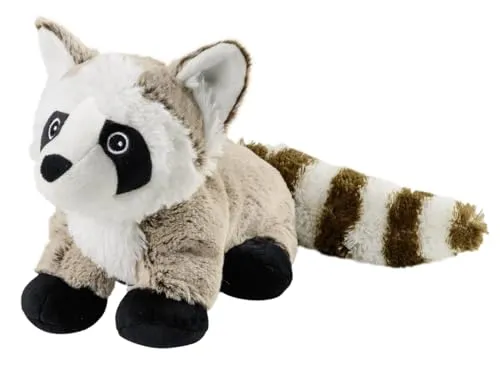 Warmies Waschbär - Kuscheliger Begleiter - Stofftier, das sich durch seine Wärmfunktion ideal zum Entspannen und Wohlfühlen eignet.