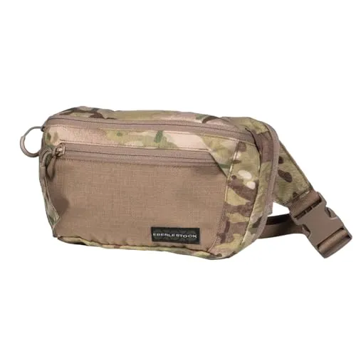 Eberlestock Bando Bag XL – Taktische Herren-Bauchtasche verstellbarer Hüftgurt, Reißverschlusstaschen, kompakte, leichte Gürteltasche, Alltags-Hüfttasche für Reisen, Outdoor, Laufen, Jagd, Camouflage