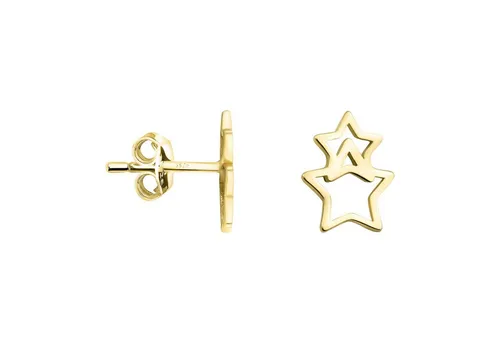 Sofia Milani Paar Ohrstecker Stern, 925 Silber Damen Schmuck - E2001