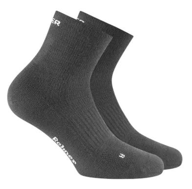 Rohner Wandersocke Dynamic Merino Quarter anthrazitgrau - 1 Paar, Größe: 39-41