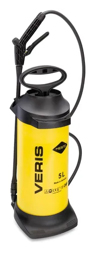 Mesto 3237 VERIS Drucksprühgerät 5 Liter - Leichtes Kunststoffsprühgerät mit ausziehbarem Spritzrohr und präziser Messingdüse für effiziente Bewässerung