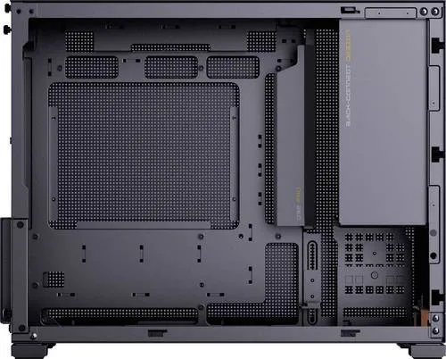 Jonsbo D32 PRO Mesh PC-Gehäuse - Mini-Gehäuse in Schwarz - Elegantes mATX PC-Gehäuse mit Mesh-Seitenteil, ideal für optimale Kühlung und Platz für bis zu sechs Lüfter sowie 240-mm-AiO-Kühler.