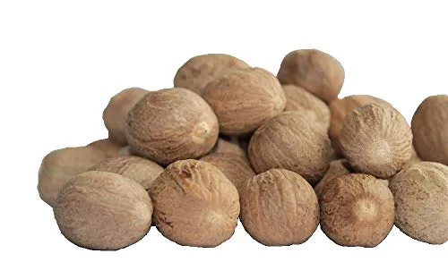 Muskatnüsse ganz Muskatnuss zum Reiben (60g) 1A Qualitäts Gewürznüsse Vakuumverpackt 15