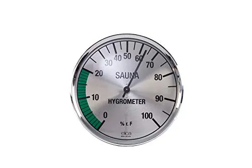 eliga Hygrometer silberfarben 135 mm
