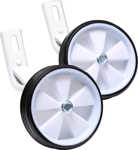 Bikestar Stützräder für Kinderfahrrad universell 12 Zoll - Weiss