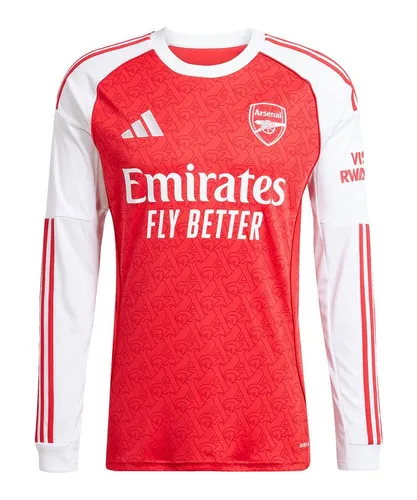 adidas Performance FC Arsenal London Langarm Trikot Home 2025/2026 - Rot, Größe L für Herren - Stylisches Langarmtrikot von adidas für FC Arsenal London, ideal für Fans. Hergestellt aus hochwertigen Materialien für optimalen Tragekomfort und Langlebigkeit. Perfekt für Sport und Freizeit!  