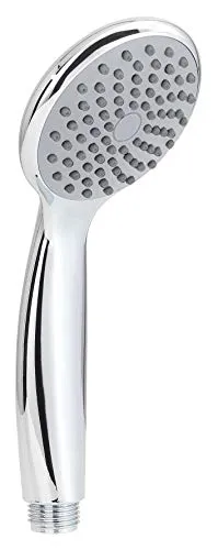 Gedy Chrom, G-Easy 05, 1-Strahl-Handbrause, ABS-Kopfbrause mit Finish, 5 Jahre Garantie, R&D Design, Anti-Sand-Duschfilter inklusive, 5x7,6x20
