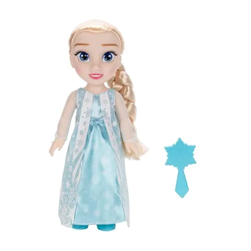 Disney Die Eiskönigin Meine Freundin ELSA Puppe 35 cm hoch, inklusive abnehmbarem Outfit, Schuhen und Bürste, für Frozen Liebhaberinnen ab 3 Jahren geeignet