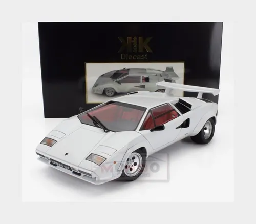 Lamborghini Countach LP 5000S QV 1985 Modellauto 1:12 - Detailgetreues Standmodell im Maßstab 1:12, mit öffnender Motorhaube und Türen. Perfekt für Sammler und Liebhaber von Sportwagen!
