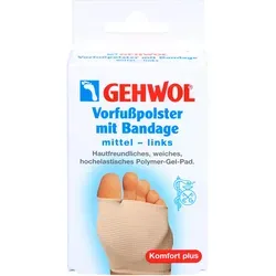 Gehwol Vorfußpolster mit Bandage links mittel 1 St
