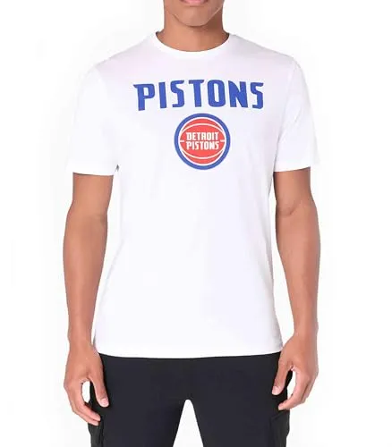 New Era - NBA Detroit Pistons Logo T-Shirt, Größe:L