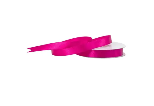 Creativery Satinband, Satinband 12mm x 25m Rolle Fuchsia