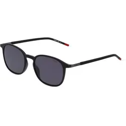 Hugo HG 1229/S Herren-Sonnenbrille Vollrand Quadratisch Kunststoff-Gestell, schwarz