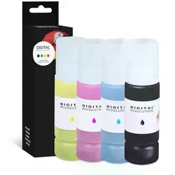 Digital Revolution Nachfülltinten für Canon GI-56 Multipack KCMY