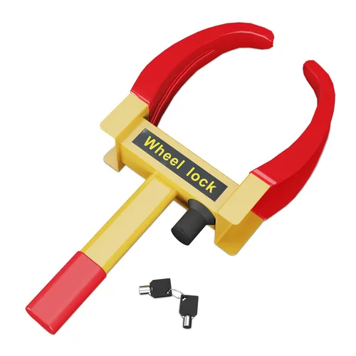 Radkralle Parkkralle - Sichere Wegfahrsperre für Wohnwagen - Diebstahlschutz für Wohnwagen, aus robustem Stahl, bietet höchste Sicherheit mit einfacher Handhabung und ist ideal für den Einsatz unterwegs.