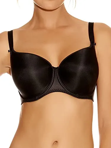 Fantasie Smoothing Bügel T-Shirt-BH Gr. 80H, FF, schwarz - Funktionsunterwäsche mit nahtlosen Cups für natürliche Form, weicher Mikrofaser und verstellbarem Hakenverschluss – ideal für perfekten Halt und Komfort.