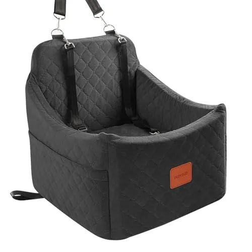 INDYBUD Hunde Autositz für kleine bis mittlere Hunde – Memory Foam, abnehmbar und waschbar
