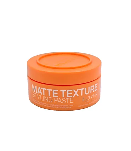 ELEVEN AUSTRALIA Matte Texture Styling Paste - 85g - Styling-Paste für ein perfektes mattes Finish und mittleren Halt. Ideal für kurzes Haar, bietet natürlichen Halt, Textur und schützt die Kopfhaut.
