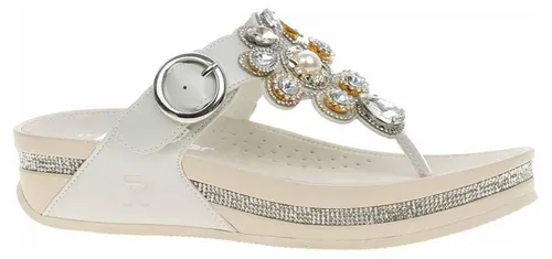 Rieker V1461-90 Sandale in beige von Rieker