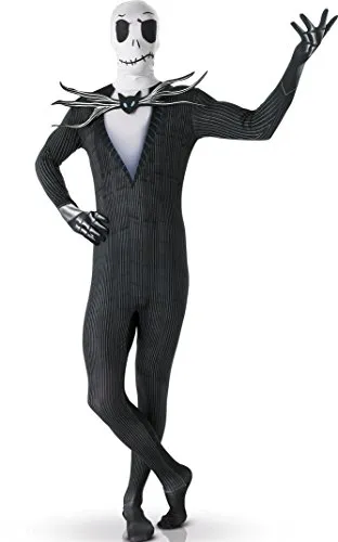 Rubie ́s Kostüm Nightmare Before Christmas Jack XL - Original lizenziertes Kostüm aus Tim Burtons Klassiker, ideal für Halloween und Kostümpartys, aus 100% Polyester für hohen Tragekomfort.