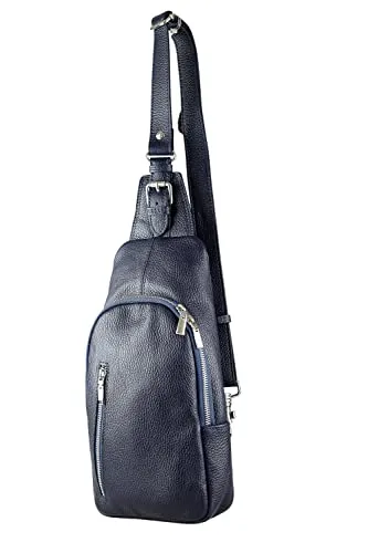 collezione alessandro Brusttasche Betty aus echtem Leder - Damen-Clutches, handwerklich gefertigt aus echtem Leder mit vielen Fächern für optimale Organisation