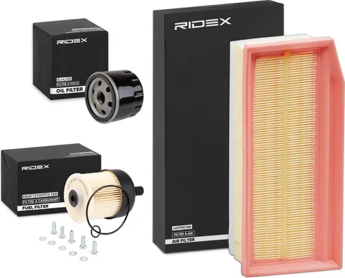 RIDEX Filterset Inspektionspaket Filtersatz für DACIA DUSTER für RENAULT Clio IV Schrägheck (BH)