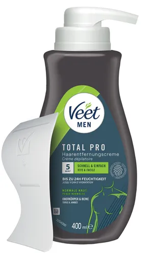Veet Total Pro Men Enthaarungscreme 400 ml