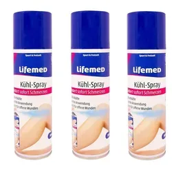 Lifemed Kühlspray 300 ml transparent 3 x 300 ml