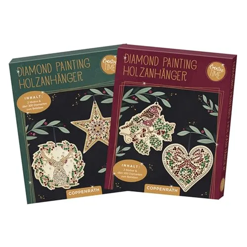 Diamond Painting Holzanhänger: Magic Winter