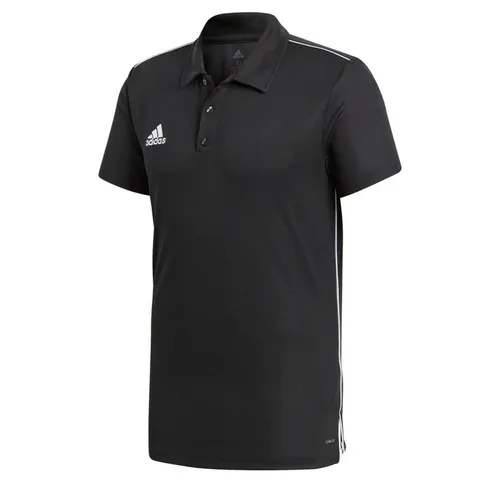 adidas Core 18 Größe S Herren Polo Shirt Polyester schwarz/weiß [CE9037]