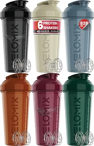 VELOMIX Eiweiß Shaker 6er Set