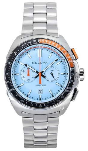 Bulova Performance 98B432 Herrenarmbanduhr - Chronograph mit elegantem Design, präzisem Quarzwerk und 10 ATM wasserdicht, ideal für stilbewusste Männer.