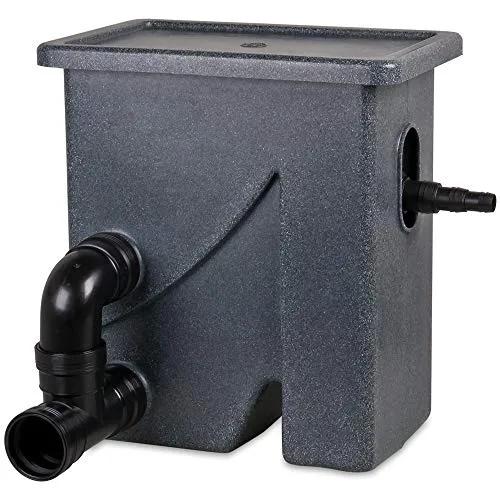 Wagner GREEN Siebbogenfilter Compactsieve II 2 schwarz - Gartenteichfilter mit Edelstahl-Siebelement für effektive Grobschmutzfilterung, ideal für Koiteiche und moderne Teichanlagen.
