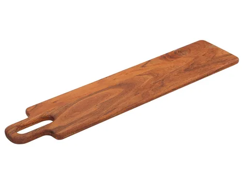 ZASSENHAUS Schneidebrett Servierbrett 70x15cm Akazie mit Griff - Schneidebrett aus robustem Akazienholz, ideal zum Servieren und Schneiden, mit praktischem Griff für einfachen Transport.