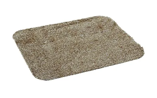 Entra Saugstark Schmutzfangmatte waschbar 75x130 cm – Beige Baumwollmatte mit rutschfester Unterseite - Pflegeleichte Fußmatte für den Innenbereich, die bis zu 3,4 l Wasser pro m² aufnimmt und für einen sauberen Boden sorgt. Ideal für Eingangsbereich, Flur und mehr.