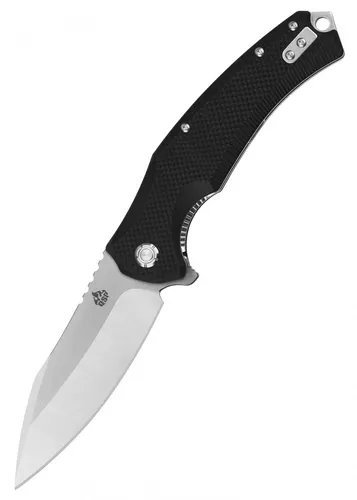 Taschenmesser Snipe - Klappmesser mit satinierter Klinge und schwarzem G10 Griff - Praktisches Klappmesser für Outdoor-Aktivitäten. Mit langlebiger D2-Klinge und ergonomischem G10-Griff für sicheren Halt. Ideal für Camping und Survival.