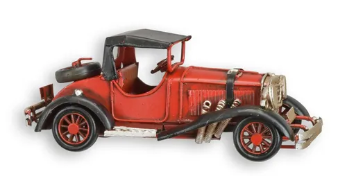 Aubaho Dekoobjekt Oldtimer Blechmodell - Retro Design Dekoobjekt aus Blech, ideal für Sammler und als stilvolle Dekoration im Wohnraum. Neu und in mehrfarbigen Ausführungen erhältlich.