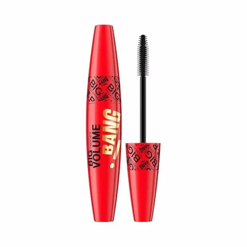 Eveline Cosmetics Big Volume Lash Definition Mascara - Dramatisches Volumen & Trennung mit Carnauba- und Reiskernwachs, Lang anhaltende, Klumpenfreie Formel, Auffälliges Rotes Design - 10ml