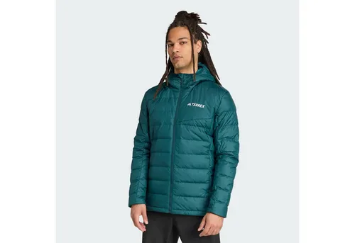 adidas TERREX Fleecejacke TERREX MULTI LIGHT DOWN CLIMAWARM KAPUZENJACKE (1-St)